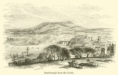 Scarborough desde el castillo de G. F. Sargent